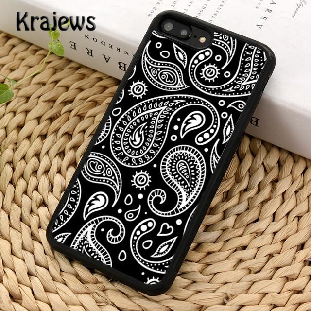 Bandana Paisley Red blue Phone Case Cover For iPhone 17 Air 16 15 14 plus 12 13 pro max coque Fundas
