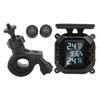 Wireless Motorcycle Tire Pressure Temperature Monitor System Solar Powered LCD Screen IP67 Waterproof Tire Temperature Sensor