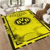 Borussia Dortmund Floor Mat Design For Foyer Outdoor Study Room Playrooms Antislip Carpet Anime Office Decor Wedding Party Gift