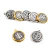 10pcs Retro St Benedict of Nursia Patron Against Evil Saint Medal Pendant Catholic Necklaces Religious Gifts.