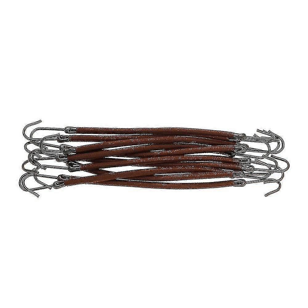 10 Pcs Gum Hair Bands Elastic Hair Styling Tools Hook Ponytail Women T