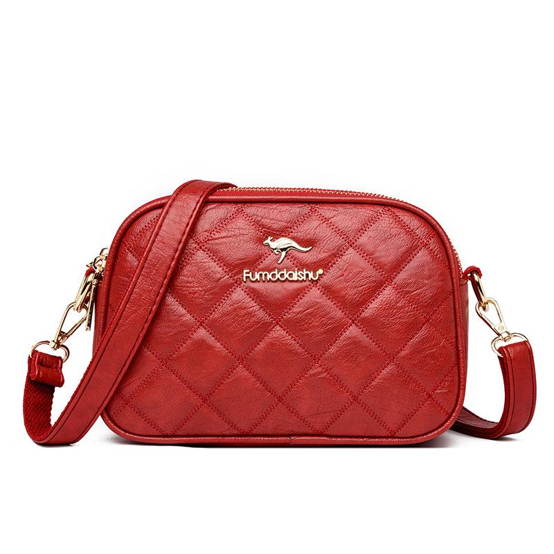 

Women s bag new small square bag fashion diamond age-reducing shoulder bag mobile phone change oblique span bag volume discount красный