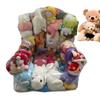 Clear Stuffed Animal Bean Bag Chair Cover Plush Toys Storage and Organizing PVC Waterproof Stuffable Beanbag Chair Cover