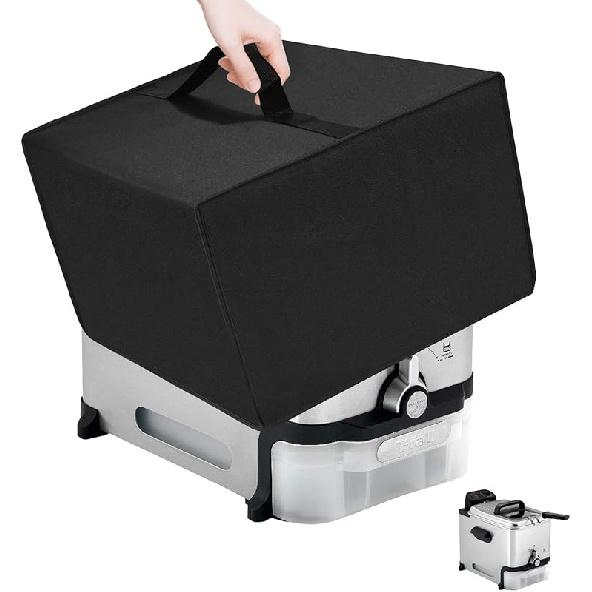 Крышка для фритюрницы Термостойкая Пыленепроницаемая Водонепроницаемая Защитная крышка Совместима с фритюрницей T-fal 3,5 л из нержавеющей стали FR702D51 (15.7 Г x