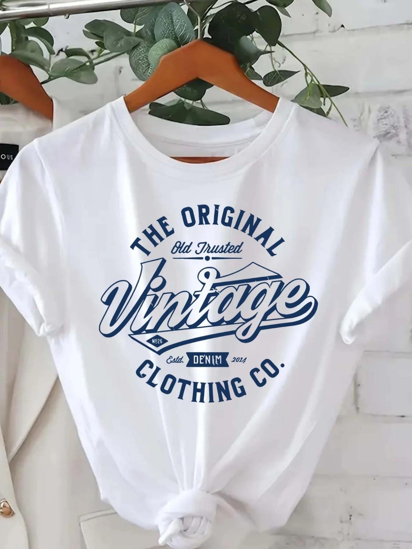 Европейский размер Женская ретро футболка с принтом 1997 года | Свободная футболка с коротким рукавом, круглым вырезом, повседневный топ, дышащая летняя белая рубашка S белый