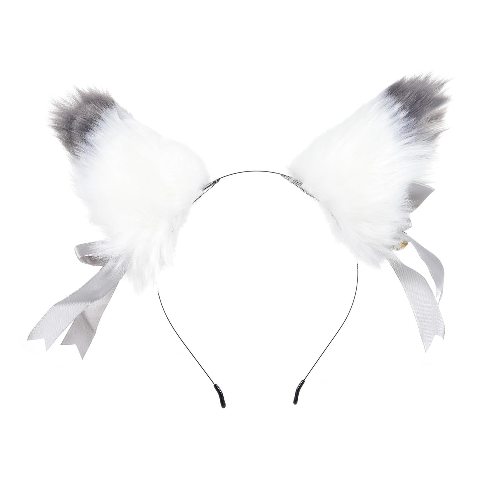 

Плюшеві лисячі вуха Заколка для волосся Пов язка Аксесуар для волосся Симпатичні пухнасті лисячі вуха Шпилька для волосся М яка пов язка для волосся з лисячими вушками