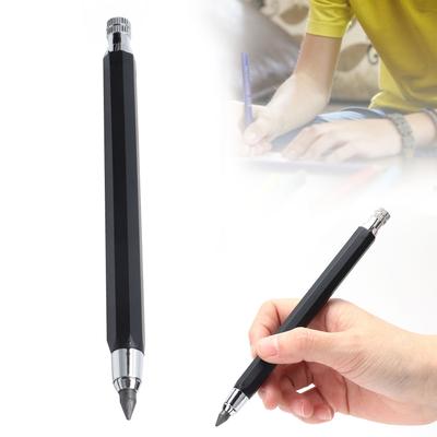 Automatic Pencil Sketch Pencils Automatic Pencil Stainless Steel 5.6mm Refill Size Portable Mechanical Pen for Painting Graffiti