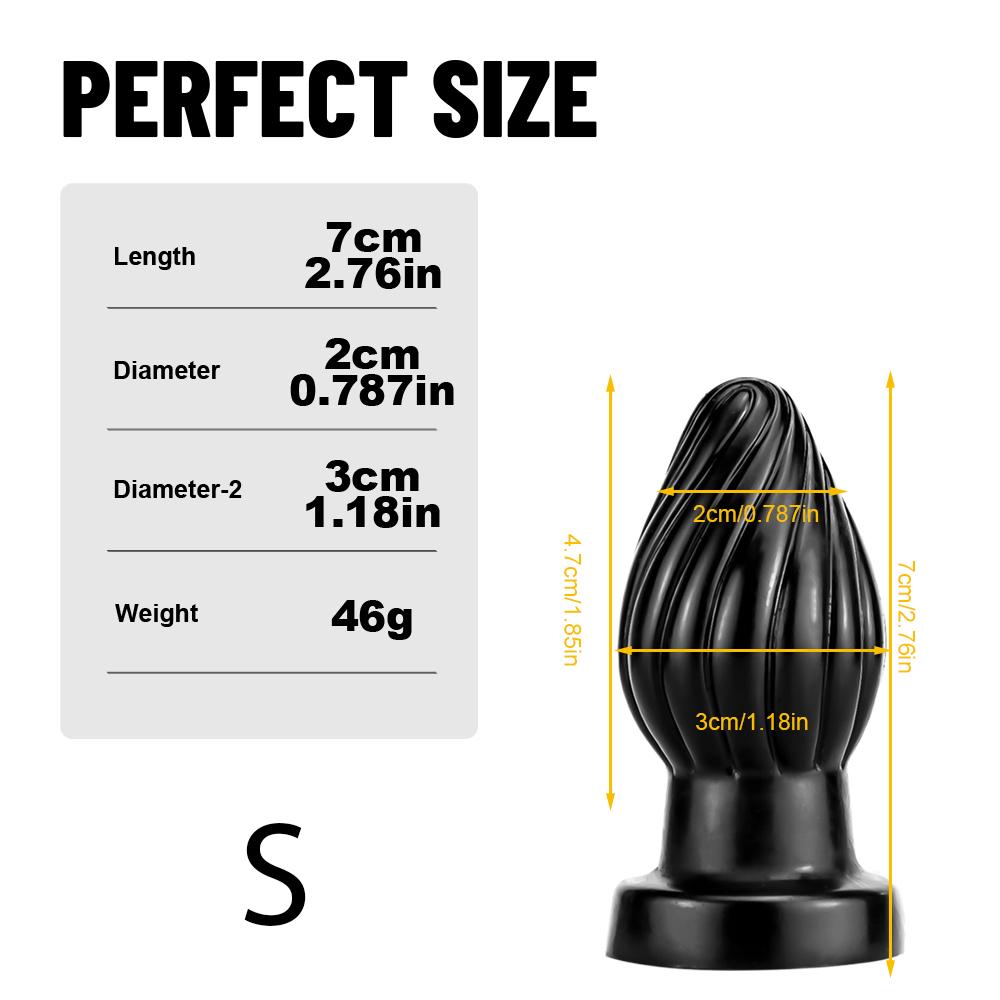 MoDi Butt Plug Analplug mit starkem Saugnapf, Erwachsenenprodukte, Sexspielzeug