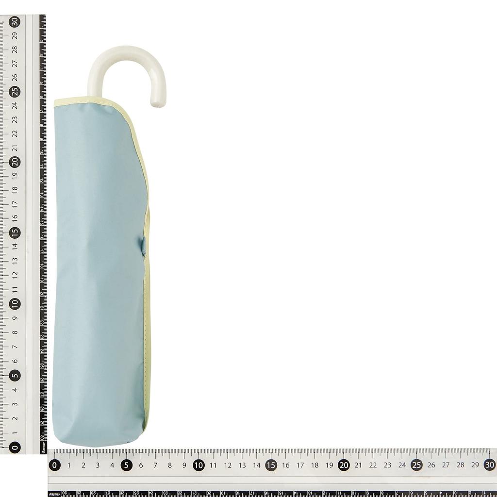 Francfranc Francfranc Bicolor Piping Folding Umbrella 47cm Green Both Sunny and Rainy (For Days)