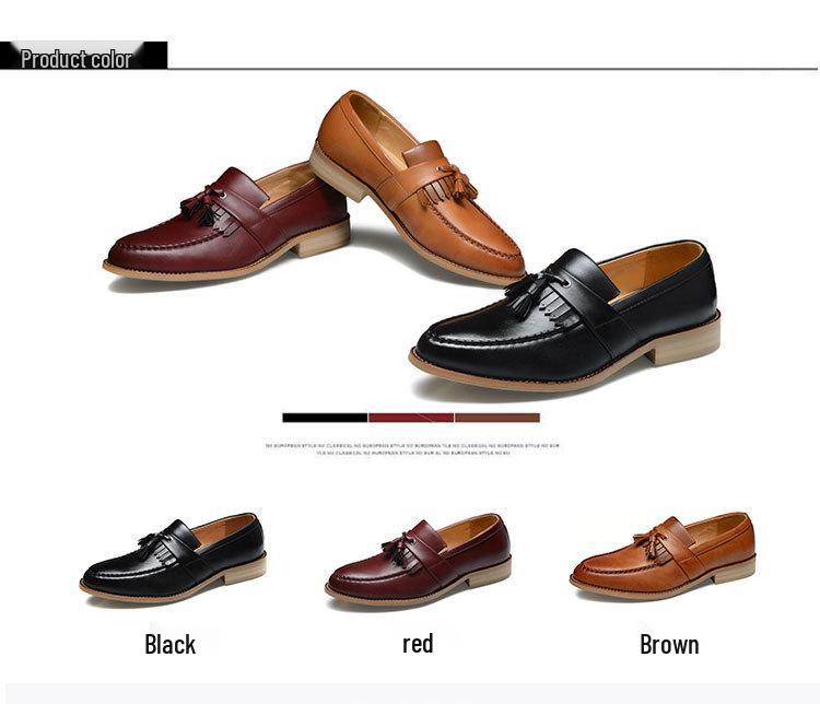 Spring Men's New Arrival: Stylish Korean Trendy Casual & Business Formal Leather Pointed Toe Shoes