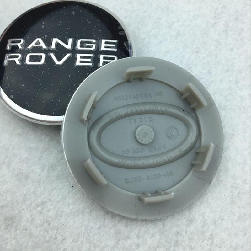 4 szt. Odznaki na felgi aluminiowe Landrange Range Rover Nakładki na środkowe piasty 62 mm Evoque Sport