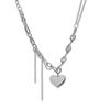 Love Chain Necklace Hip Hop Tide ins Summer 1111 New Design Sweater Chain Titanium Steel Necklace