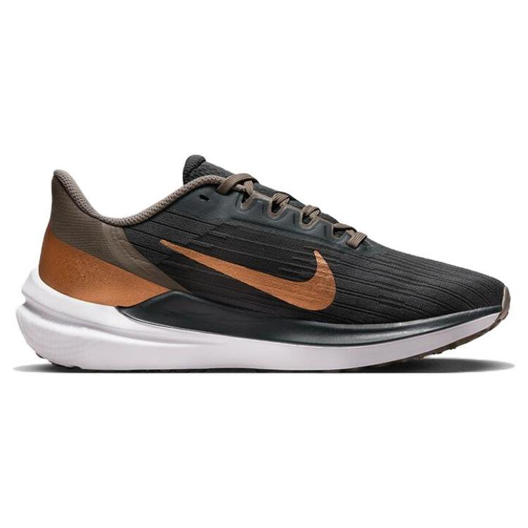 New Nike Air Zoom Winflo 9 'Grey Metallic Copper' Women's DD8686-005