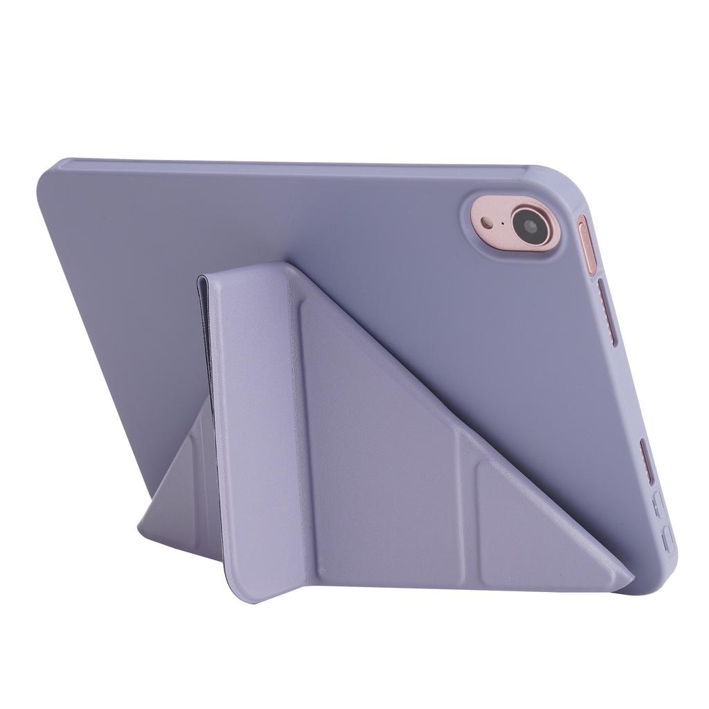 Für iPad Air 11 (2025)/(2024) Hülle PU-Leder+Silikon Origami-Ständer Schutzhülle