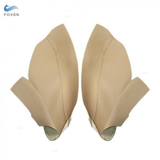 For Dodge Charger 11-19 Front Pair Left&Right Door Armrest Panel Leather Cover