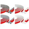 Invisible Wire Hider Cable Sleeve Easy Installation for Floor Cord Protections with Flexible Length Adjustable