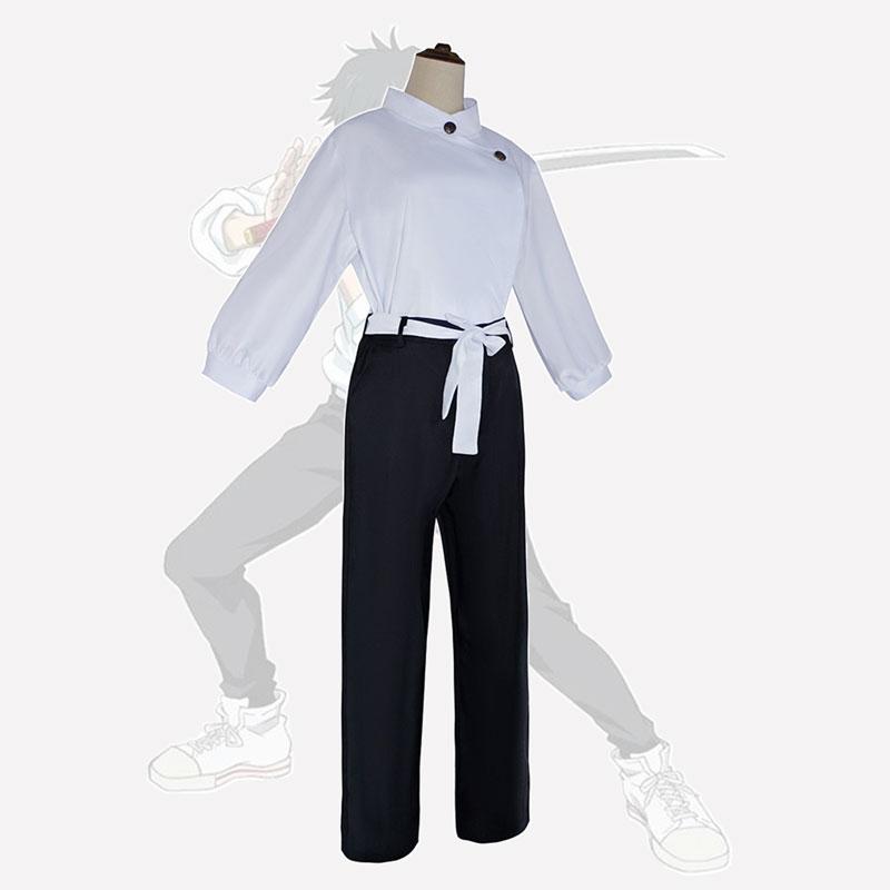 Jujutsu JJK Manga Anime Yuta Okkotsu Cosplay Costume Wig Jacket Black Pants Uniform Outfit Halloween Christmas Party Suit
