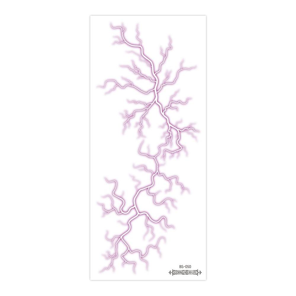 Crack Mark Temporary Tattoo Sticker Realistic Body Art Halloween Blood Vessels Tattoo Makeup