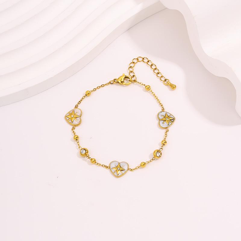 European and American Light Luxury Niche Bracelets for Women Do Not Fade Retro Pandora High-value Diamond-encrusted Cuban Bracelets
