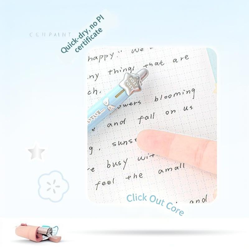4Pcs/Set Japanese Cute Ins Inspired Scented Gel Pens Instant Dry 0.5Mm Smooth Ink For Exam Writing Sweet Aesthetic Pastel Pens
