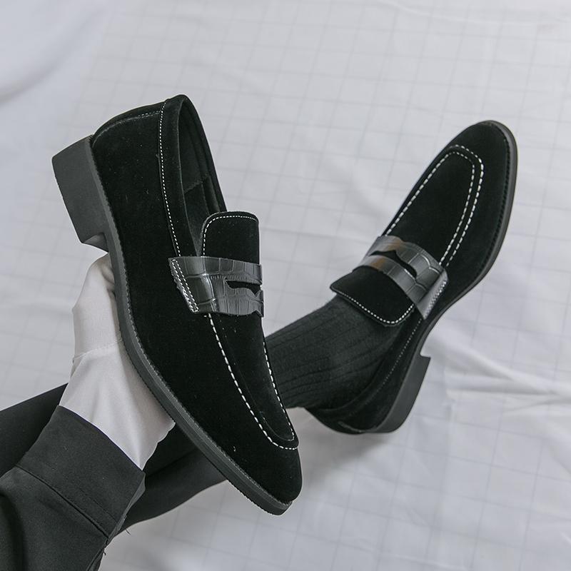 Fashion New Men Fashionable Loafers Men Casual Comfortable Breathable Business Matte Elegant Leather Shoes Social Shoes Men Size 38-46