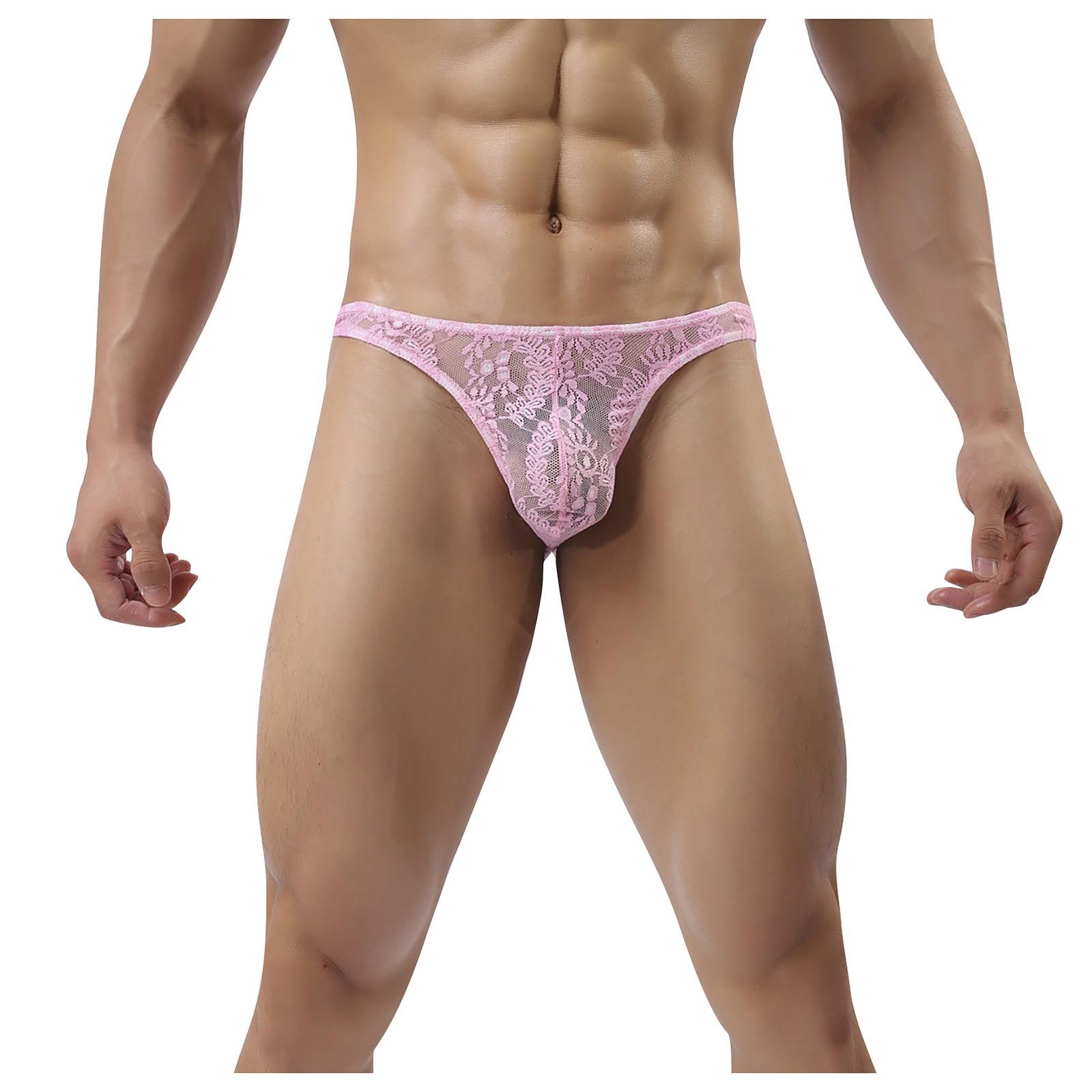 

(SU)Мужчины Горячие Сексуальные Кружева Нижнее белье Боксер Короткие шорты Трусы