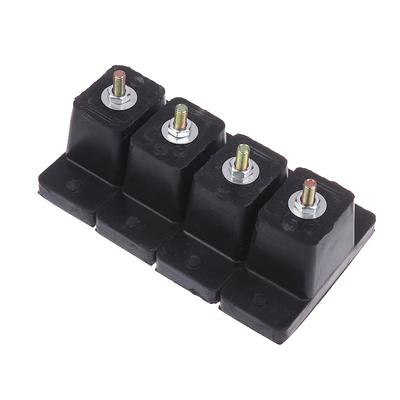4 st GummiVibrationsfäste för Luftkonditionering Stötdämpande Anti-Vibrations Isoleringsplattor