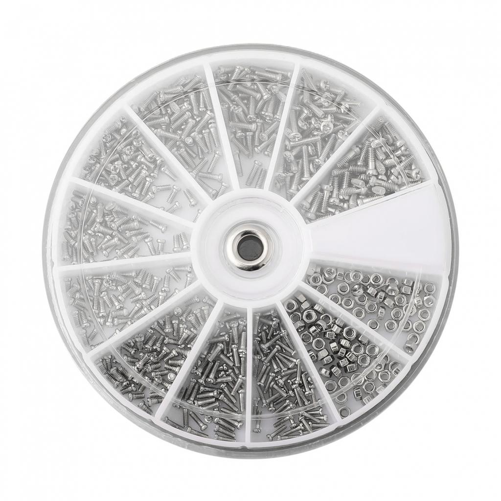 Screws Nuts Kits 600Pcs 64 Grams Assorted Bolts Kits