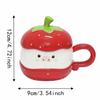 Cute Ceramic 3D Pig Mug Creative Strawberry Pig Breakfast Mug Cartoon Pig Mug  Gift Giving