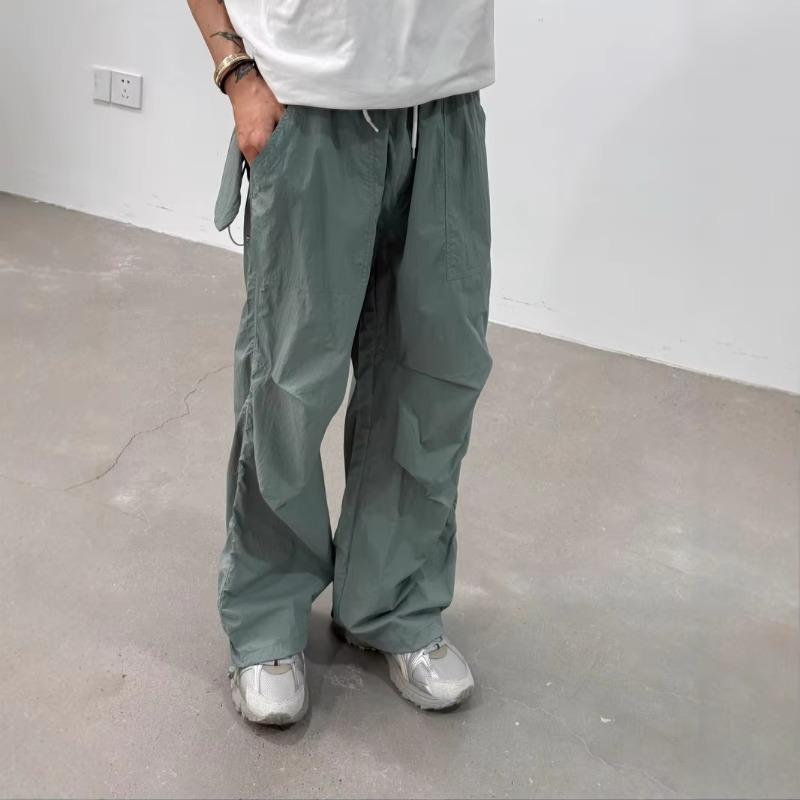 Lightweight Quick Dry Outdoor Work Trousers Men Women Summer Casual Loose Straight Leg Long Pants Mountain Hiking Bottoms