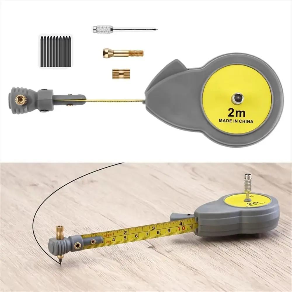 Linear Measurement Compass Geometry Tool Measuring Special Tape Measure Architectural Drawing Compass Straight and Curved