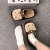 Summer three-dimensional versatile bag head cat cute cartoon casual slippers women's wind wear casual bag head drag