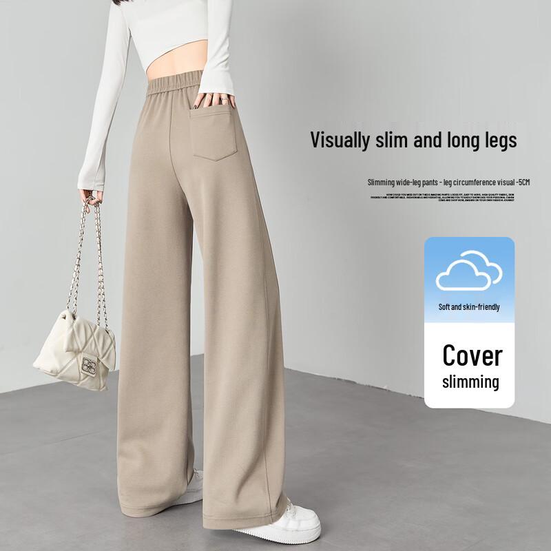 Women's High-Waist Relaxed Wide-Leg Trousers