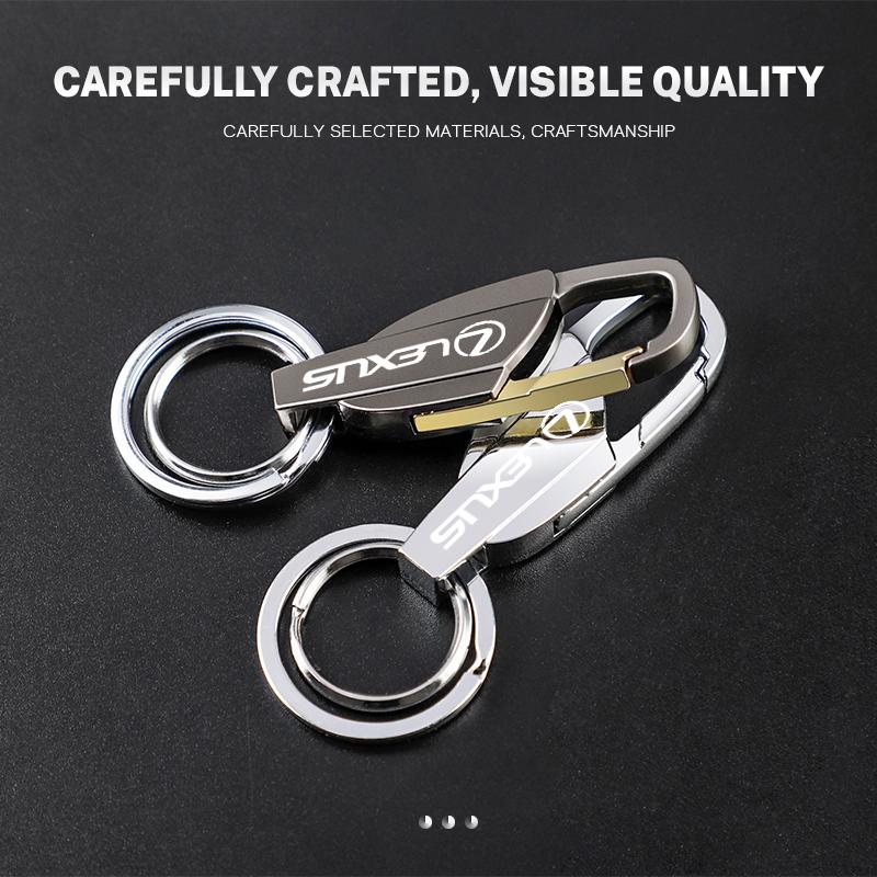 Zinc Alloy Car Key Chain Anti-Lost Keychain KeyRing For Lexus LS LC RZ IS350 ES300 GS350 CT200h GX460 LX570 RX500h NX300 UX260