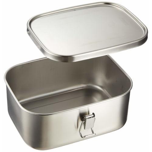 Aizawa Deep Square Container with Clasp, L 6303