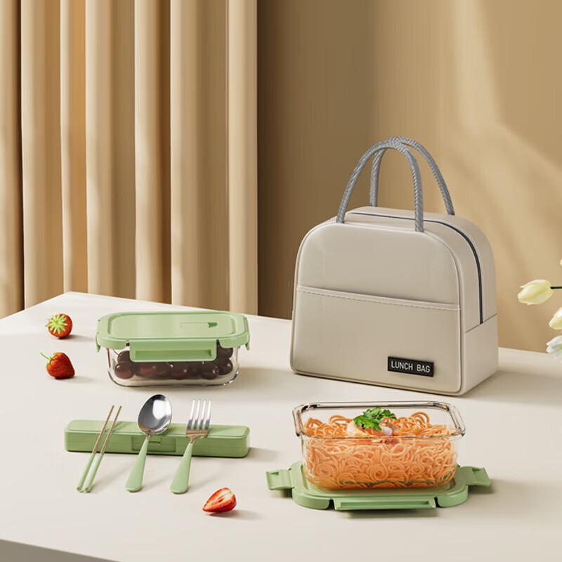 WAN TING Glass Fresh-keeping Lunch Box Set