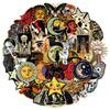 10/50Pcs Occult Celestial Creepy Stickers Gothic Moon Decals For Phone Scrapbook Suitcase Skateboard Guitar DIY Aesthetic Stickers