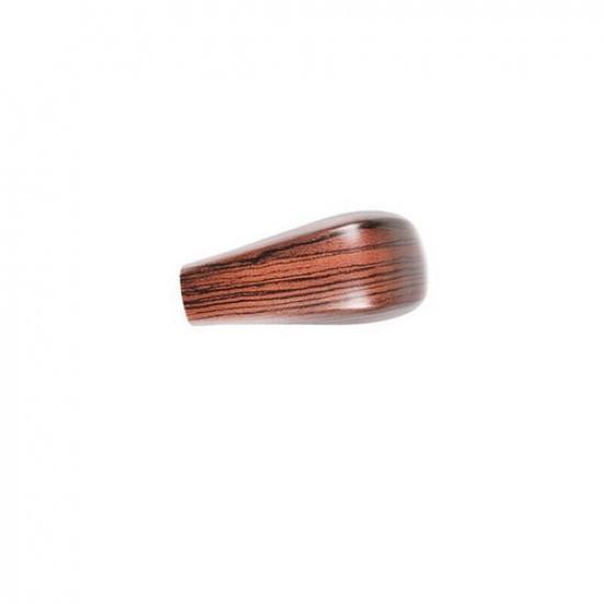 Cover Trim For BMW 1 Series Wood Grain E81 Brown Central Console Gear Shift Knob