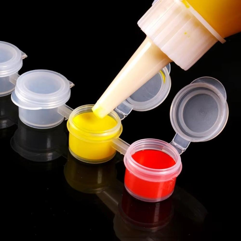 5Strips 2/3/5ml 2ml/3ml/5ml Empty Joint Pigment Box Mini Paint Container  for Paintings Art