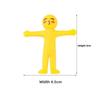 Cute Mini Monster Pull Toy Soft Yellow Plastic Stress Relief Fidget Kids Birthday Party Supplies Pinata Filler Gift Favors