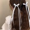 French Style Ribbon Hairpin Hair Ribbon Bow Clip Elegant Barrettes for Women Suitable for Everyday Use