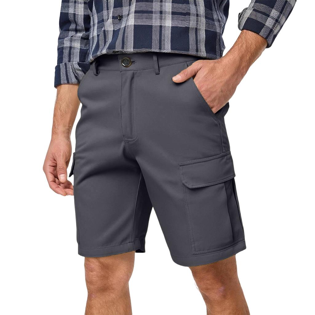 Men's Casual Sportswear -color Cargo Pants, Men's Multi-pocket Shorts