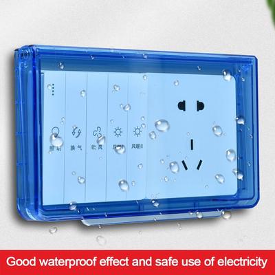 Selbstklebende Buchse Wasserdichte Box Wand-montiert Schutz Buchse Splash-Proof Box Wand