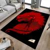 1pc Fire and Blood Office Carpet Chair Mats, Home Decor Mat | Fantasy Theme Mat | Durable Mat, Dragon DecorB24