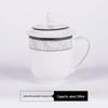 Jingdezhen Ceramic Tea & Office Cup Set with Lid