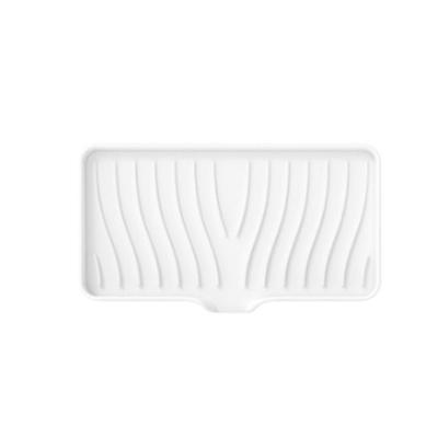 Mildew Proof Large Splash Drying Bathroom Accessories Draining Countertop Storage Tray Faucet Mat Sink Tray Soap Tray