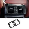 For BMW X3 F25 X4 2011-2017 ABS Carbon Fiber Back Row Air Outlet Vent Cover Trim