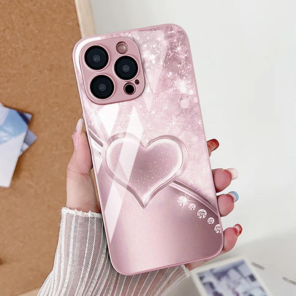 Tempered Glass Phone Case For iPhone 17 Pro Max 11 15 13 14 12 16 Pro Max 17 Air 16E SE 2022 7 8 Plus XR Elegant Butterfly Cover