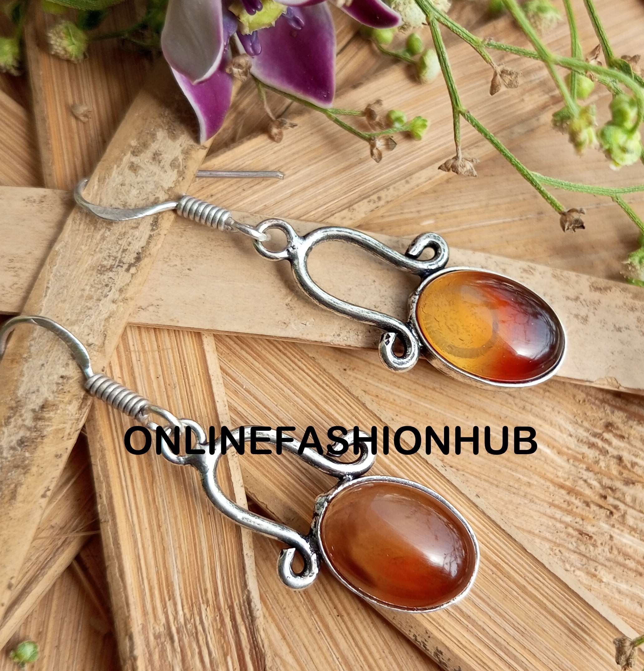 

Драгоценный камень оникс, стерлинговое серебро 925 пробы, позолоченные, серьги-крючки для вечеринок, ювелирные изделия NST-PE12