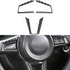 Carbon Fiber Car Interior Steering Wheel Panel Cover Trim for Mazda MX-5 2016-20